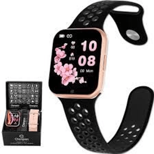 Smartwatch Champion Feminino Troca Pulseira CH50033H