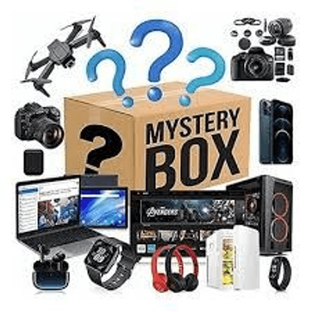 Caixa Kit 7 Surpresa Itens Eletrônicos Espetacular Sortudo