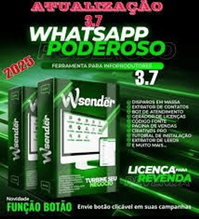 Wa Sender 3.7  ASSINATURA  MENSAL